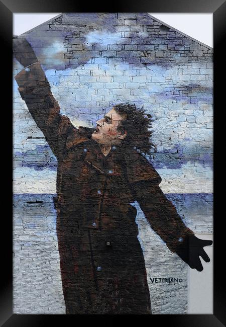Billy Connolly in Glasgow Framed Print by Ann McGrath