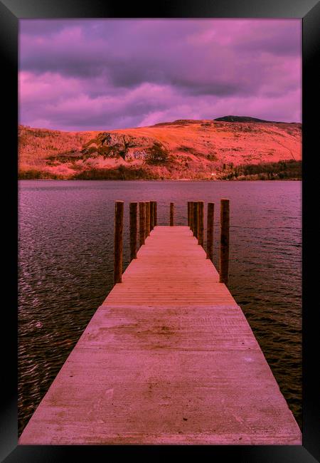 Twilight over Derwent Water Framed Print by Scott Paul