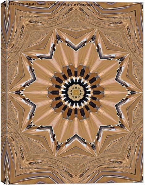 Pattern in the wood Canvas Print by Kate Small