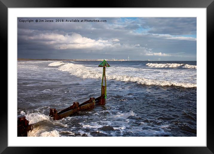 Northumbrian Seascape Framed Mounted Print by Jim Jones