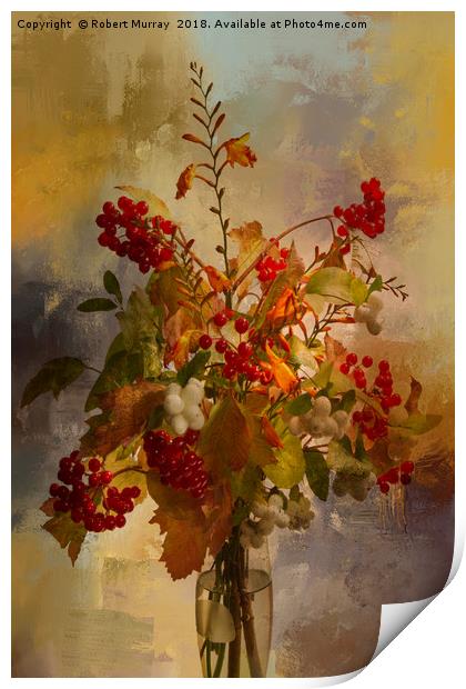 Autumn Berries Print by Robert Murray