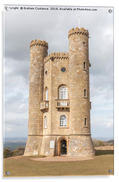Broadway Tower Acrylic by Graham Custance