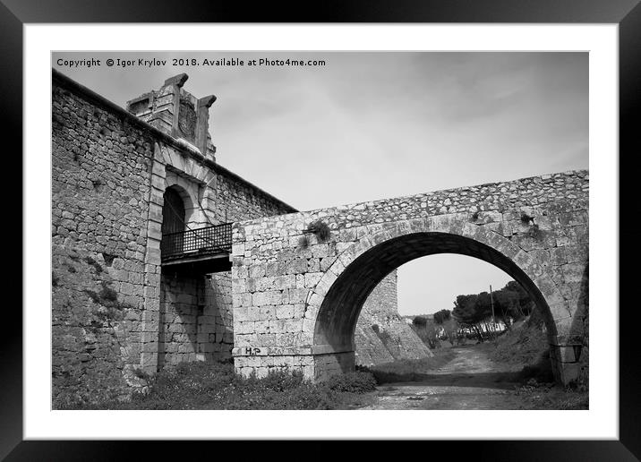 Castle of Chinchon Framed Mounted Print by Igor Krylov