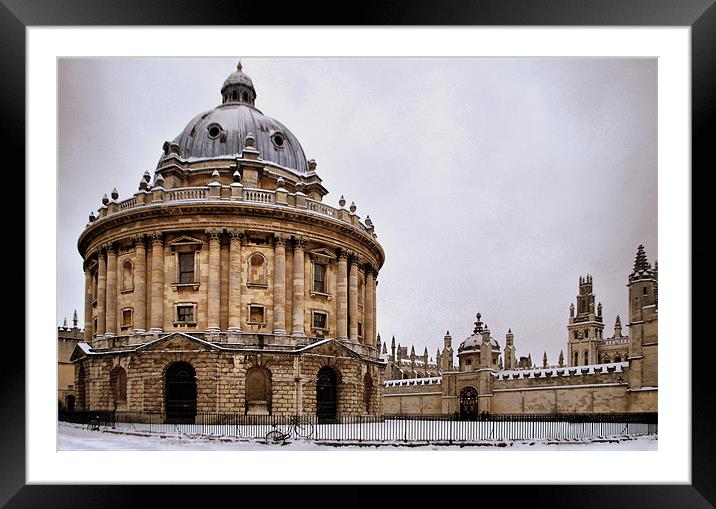 Radcliffe Camera and All Souls Framed Mounted Print by Karen Martin