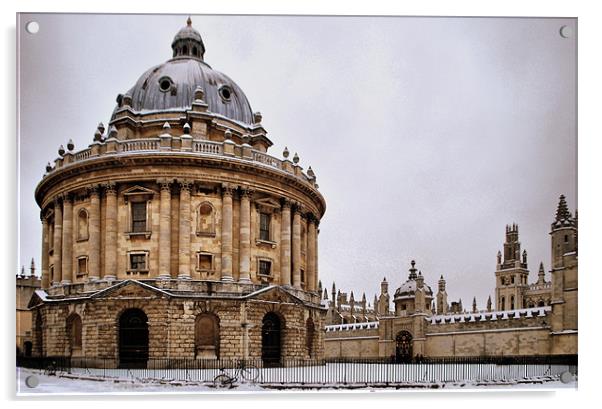 Radcliffe Camera and All Souls Acrylic by Karen Martin