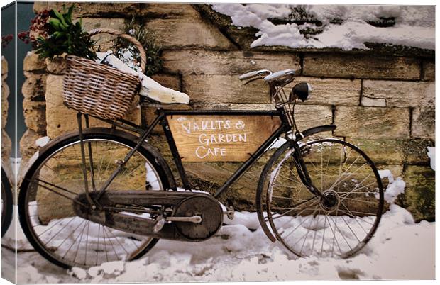 Oxford Bike Canvas Print by Karen Martin
