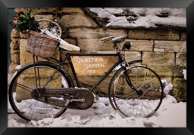 Oxford Bike Framed Print by Karen Martin
