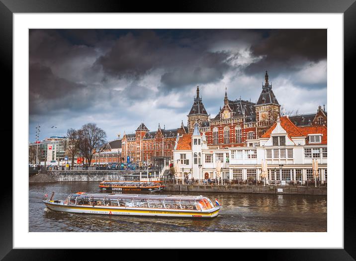 Amsterdam Framed Mounted Print by Hamperium Photography