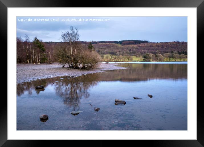Stepping Stones Framed Mounted Print by Svetlana Sewell