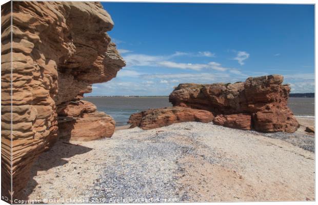 Hilbre Island  Canvas Print by David Chennell