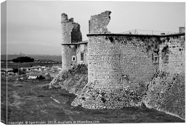 Castle of Chinchon Canvas Print by Igor Krylov