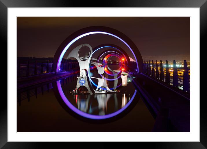 Falkirk Wheel Framed Mounted Print by JC studios LRPS ARPS