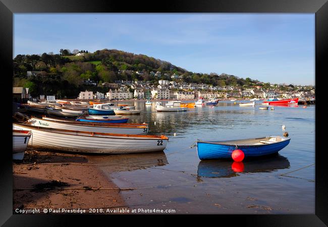 River Beach, Teignmouth Framed Print by Paul F Prestidge