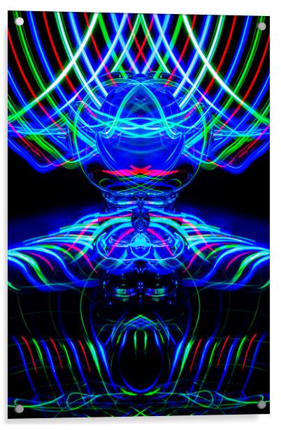 The Light Painter 61 Acrylic by Steve Purnell