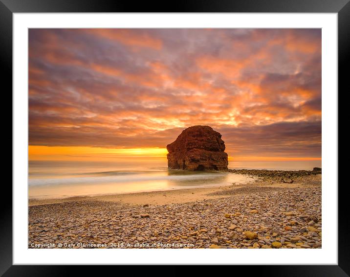 Sunrise at Marsden Framed Mounted Print by Gary Clarricoates