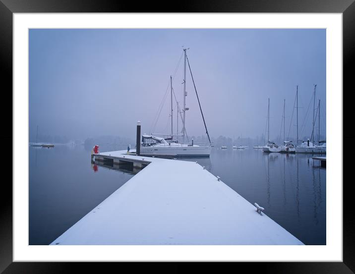 Windermere Dawn Framed Mounted Print by Mike Stephen