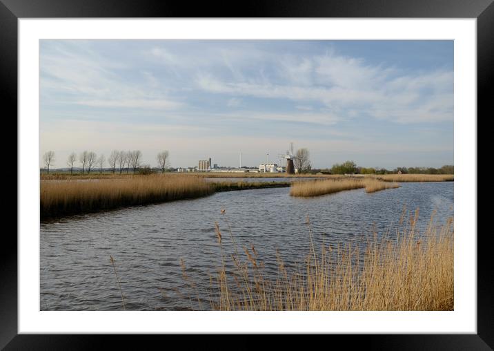 Windmill Great Yarmouth Framed Mounted Print by pristine_ images