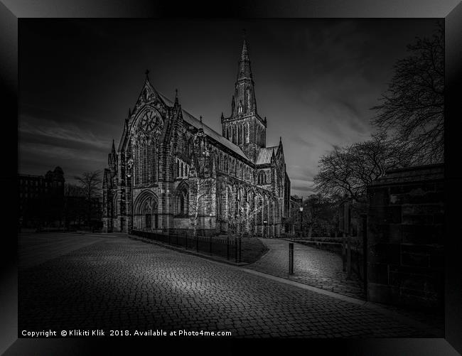 Glasgow Cathedral Framed Print by Angela H