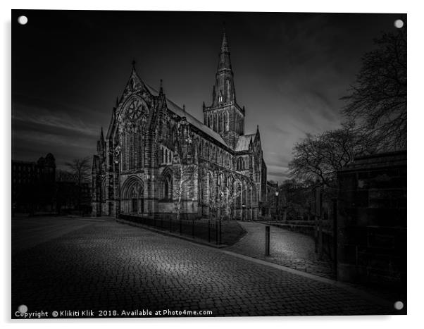 Glasgow Cathedral Acrylic by Angela H