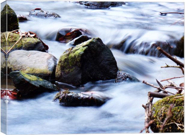 Silky river  Canvas Print by George Greenall