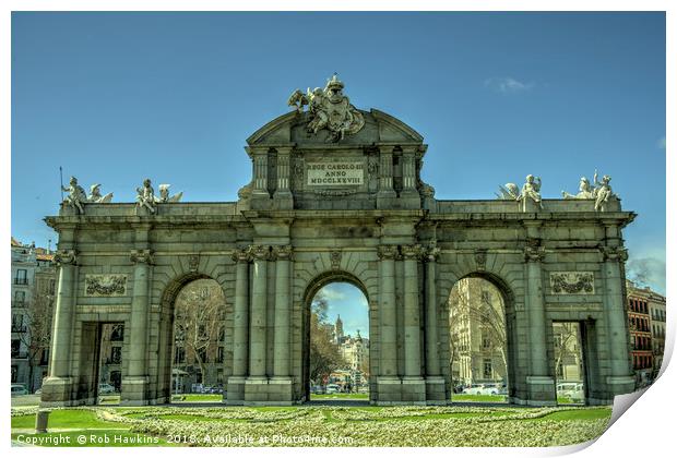 Puerta de Alcala Print by Rob Hawkins