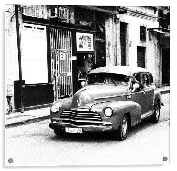 Cuba Car 2 Acrylic by Graeme B