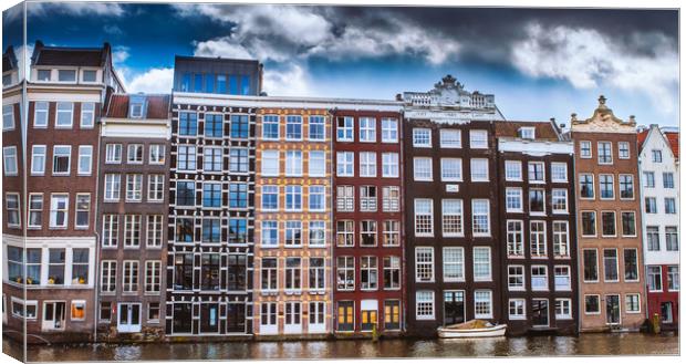 Windows of Amsterdam Canvas Print by Hamperium Photography