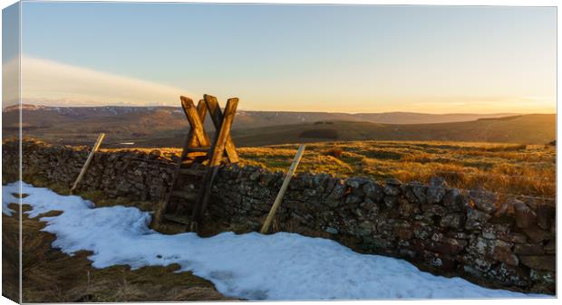 Welcome to Weardale Canvas Print by Arran Stobart