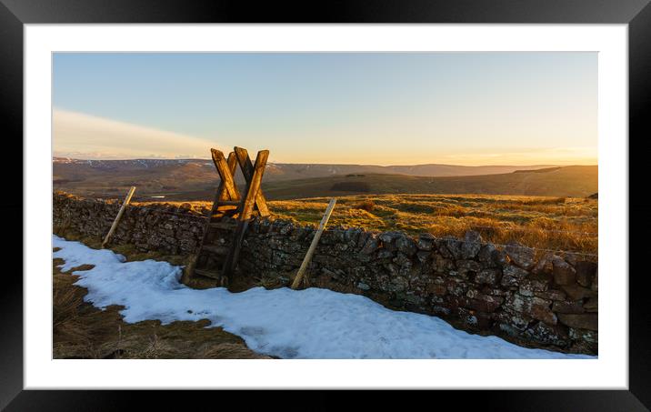 Welcome to Weardale Framed Mounted Print by Arran Stobart