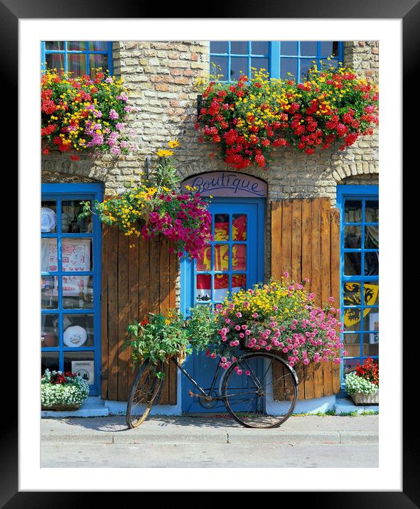 Colourful Boutique,France. Framed Mounted Print by Philip Enticknap