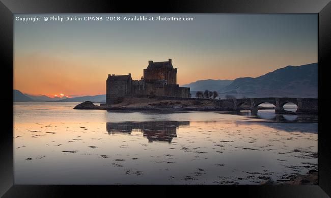 Eilean Donan Castle - Scotland's Iconic Highland C Framed Print by Phil Durkin DPAGB BPE4
