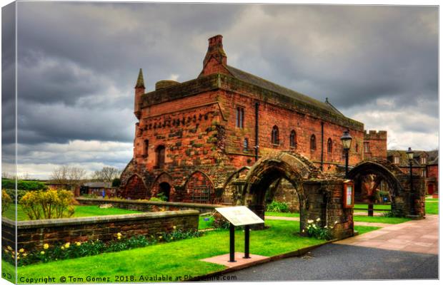 The Fratry at Carlisle Cathedral Canvas Print by Tom Gomez