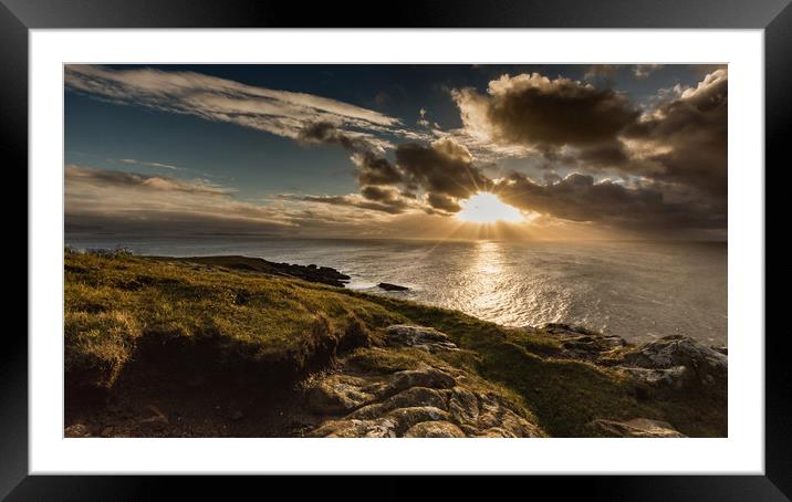 Scottish Sunset  Framed Mounted Print by Kingsley Summers