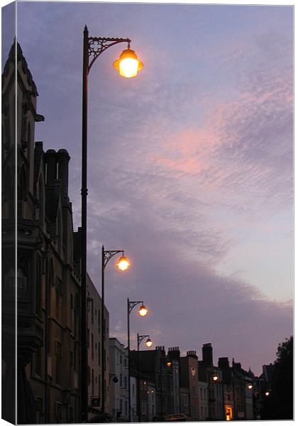 Oxford at dusk Canvas Print by Graham Piper