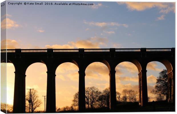 Viaduct Canvas Print by Kate Small