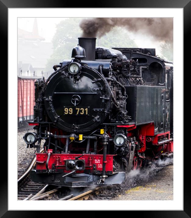 German DRG Class99.73–76 narrow gauge steam locomo Framed Mounted Print by Philip Enticknap
