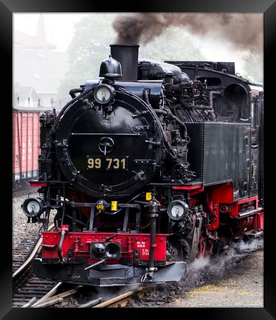 German DRG Class99.73–76 narrow gauge steam locomo Framed Print by Philip Enticknap