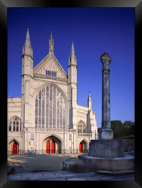 Winchester Cathedral , Hampshire England  Framed Print by Philip Enticknap
