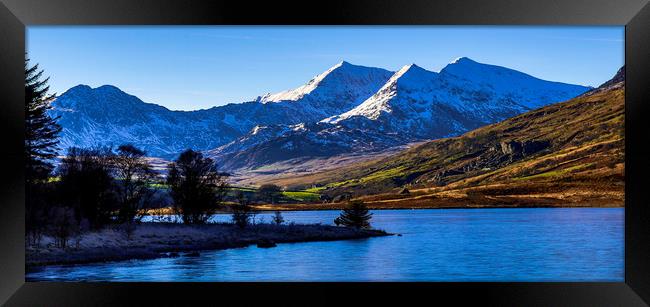 Majestic Snowdon Framed Print by Kingsley Summers