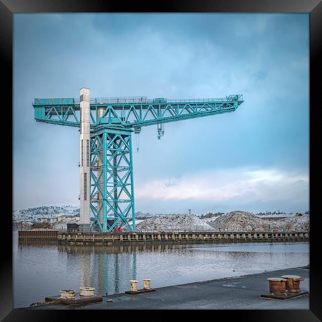 Clydebank Titan Crane Framed Print by Antony McAulay