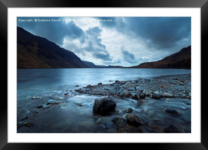 Wast Water Framed Mounted Print by Svetlana Sewell