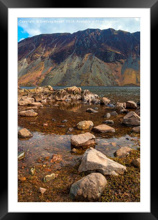 Stepping Stones Framed Mounted Print by Svetlana Sewell