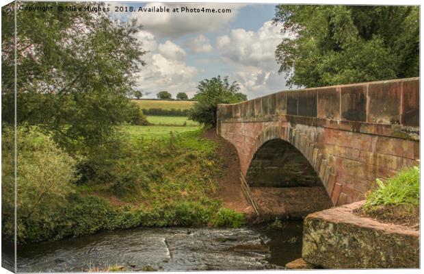 The River Dane Canvas Print by Mike Hughes