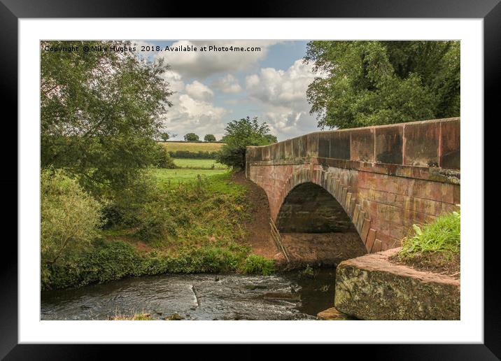 The River Dane Framed Mounted Print by Mike Hughes