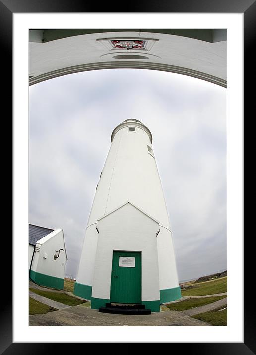 Hurst Point Lighthouse Framed Mounted Print by Tony Bates