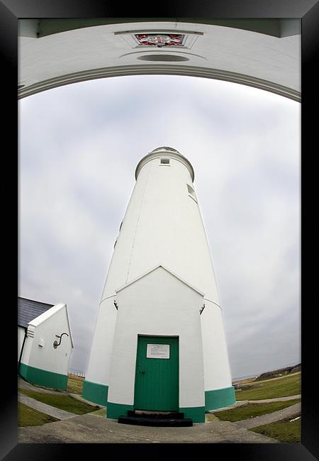 Hurst Point Lighthouse Framed Print by Tony Bates