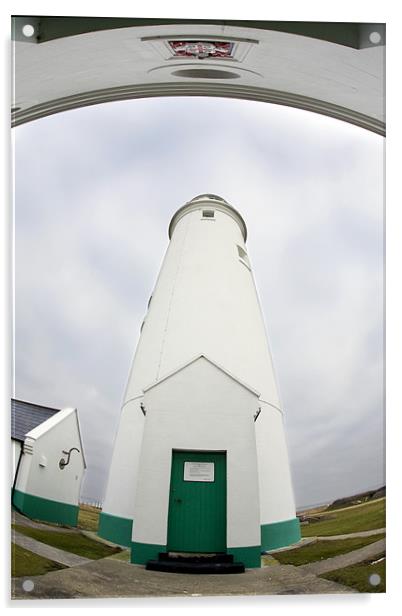 Hurst Point Lighthouse Acrylic by Tony Bates