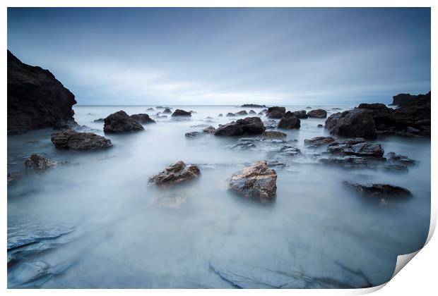 Trevaunance Cove Print by mark leader