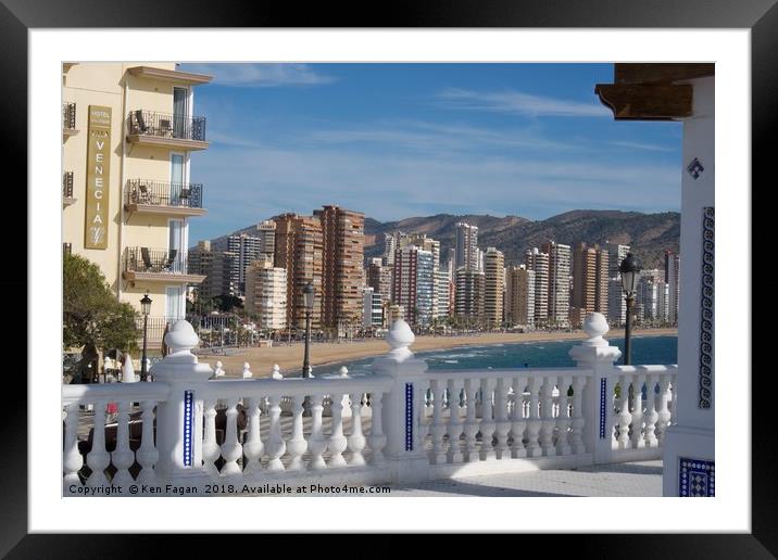 Balcony with a View Framed Mounted Print by Ken Fagan