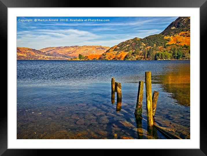 Ullswater, Lake District Framed Mounted Print by Martyn Arnold